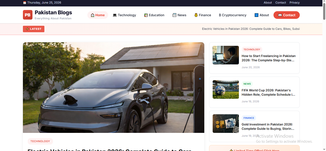 PakistanBlogs screenshot